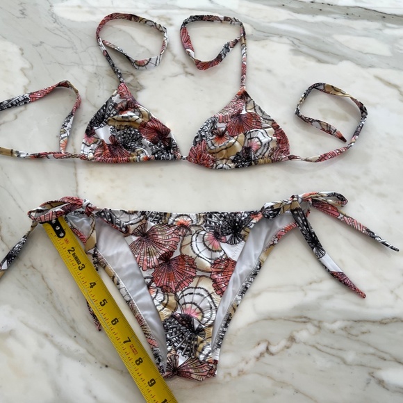 EMILIO PUCCI WHITE MULTI BIKINI SIZE IT 42 / US 8 NWOTS! - Picture 12 of 16